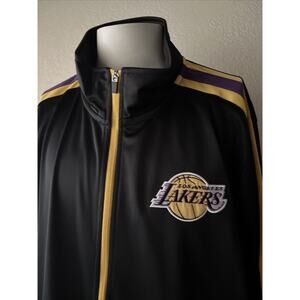 Los Angeles Lakers Carl Banks G III Zip Up Jacket Men’s Size 2XL Excellent